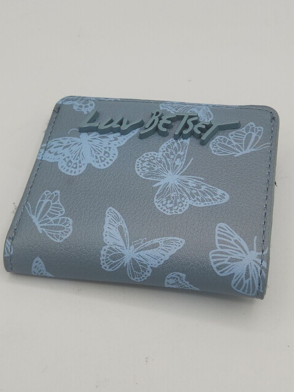 Luv Betsy, Betsy Johnson Blue Butterfly Bifold Wallet
